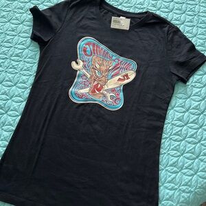 NWT Jimmy Shine Tiki ladies JR fit tee shirt L 100% COTTON